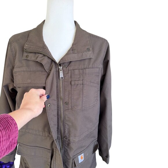CARHARTT Women’s Smithville Jacket Green Medium - Picture 4 of 8